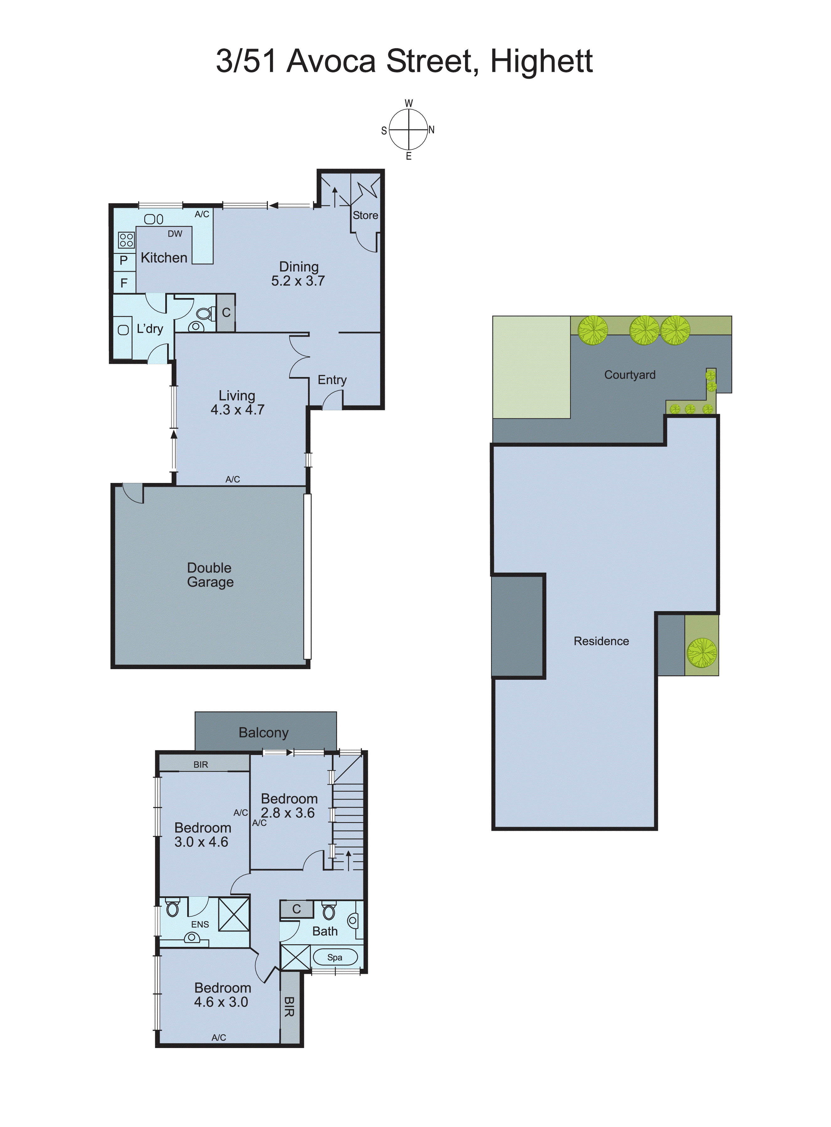 3/51 Avoca Street, Highett VIC 3190 - Floorplan