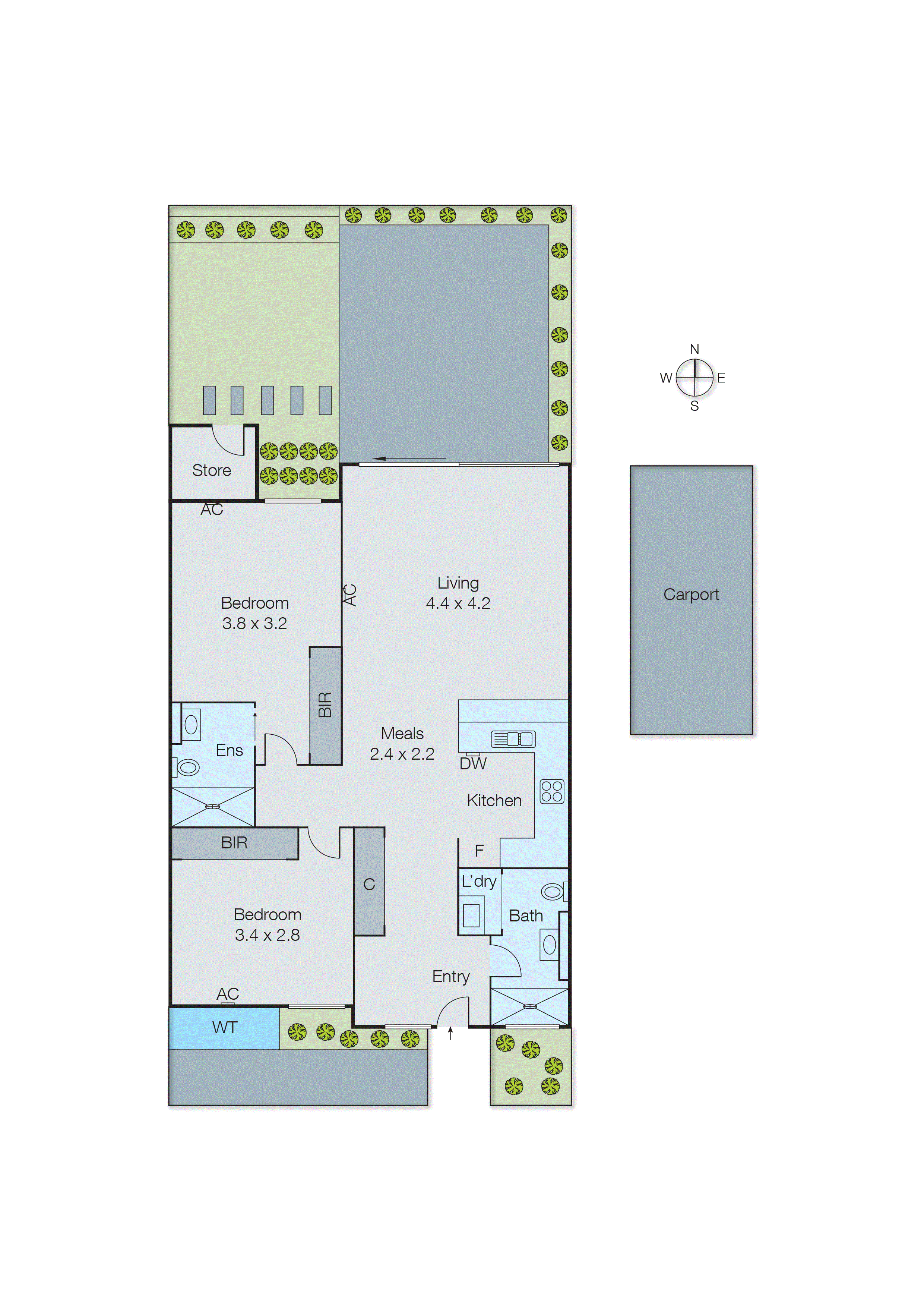 3/51 Plummer Road, Mentone VIC 3194 - Floorplan