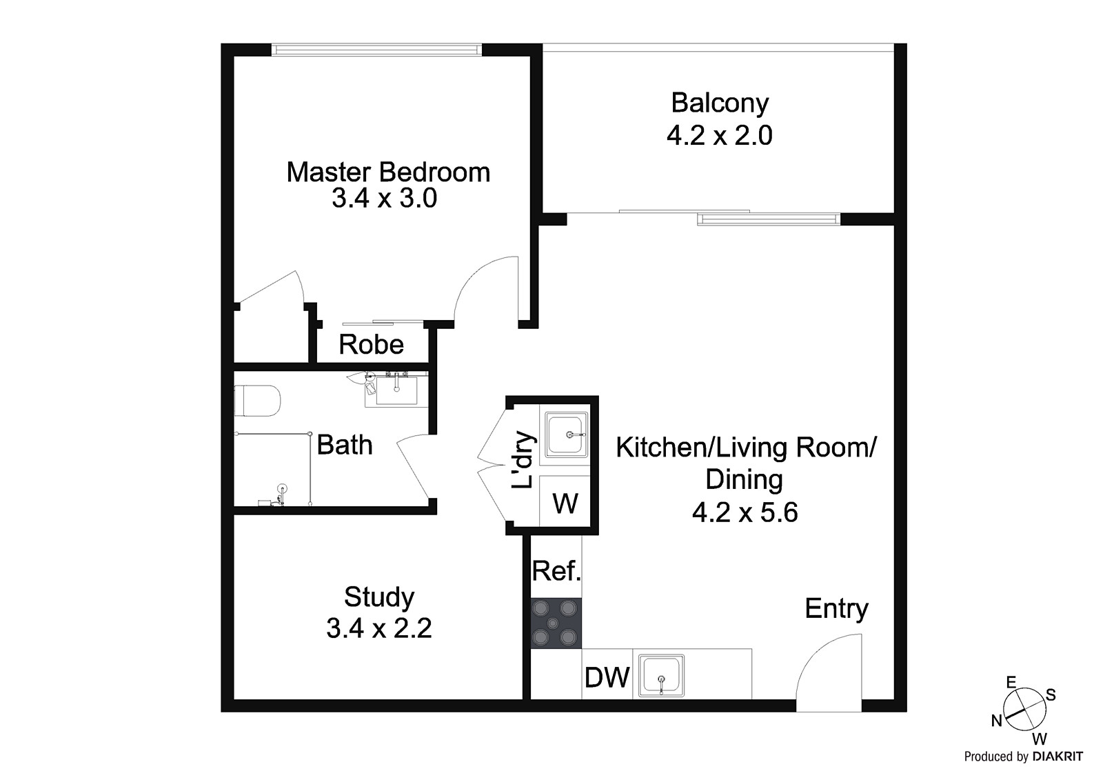 35/174 Esplanade East, Port Melbourne VIC 3207 - Floorplan