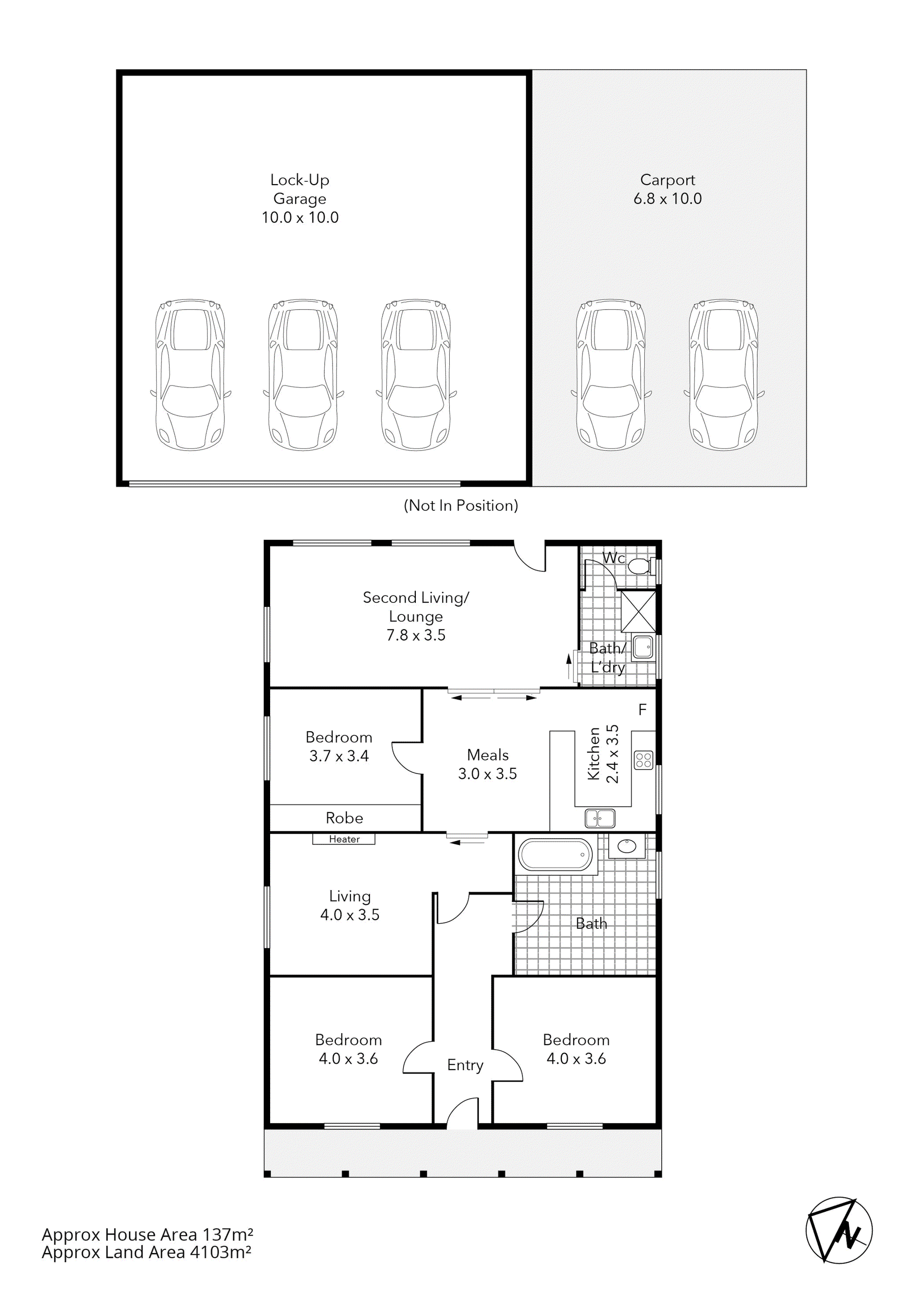 3532 Sunraysia Highway, Lexton VIC 3352 - Floorplan