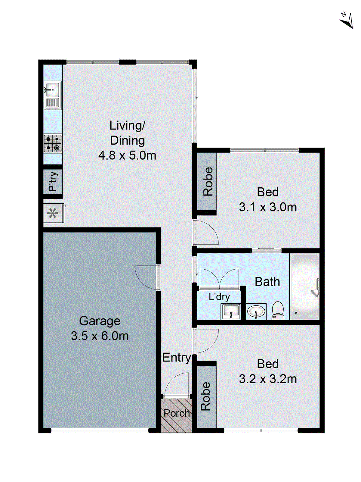 3/54 Percy Street, Newtown VIC 3220 - Floorplan