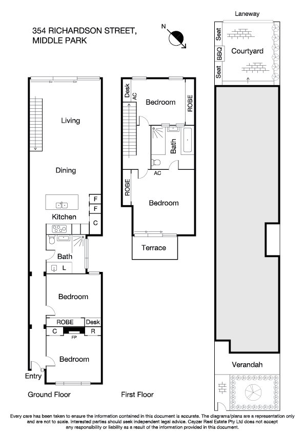 354 Richardson Street, MIDDLE PARK VIC 3206 - Floorplan