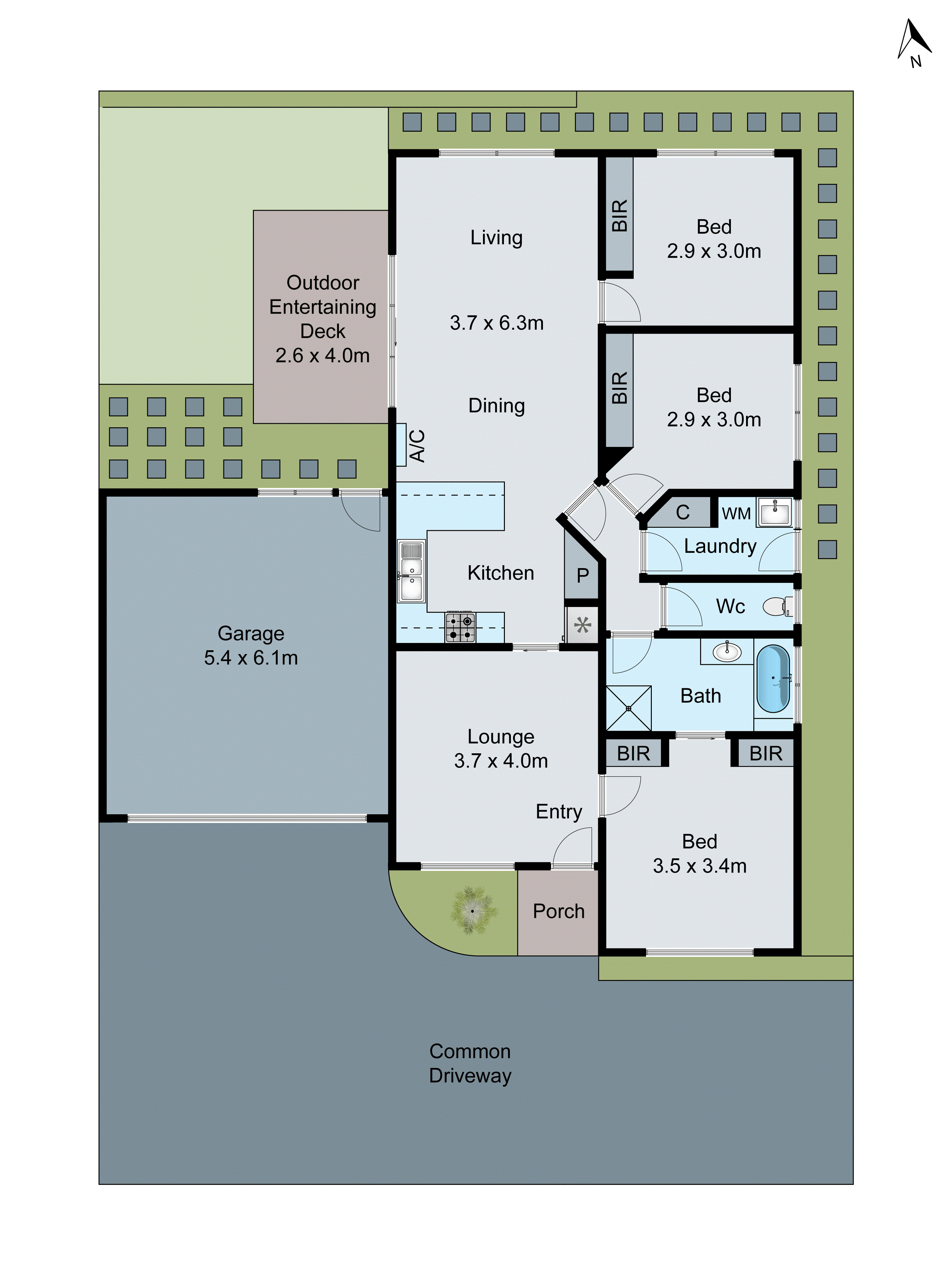 3/54 Torquay Road, Belmont VIC 3216 - Floorplan