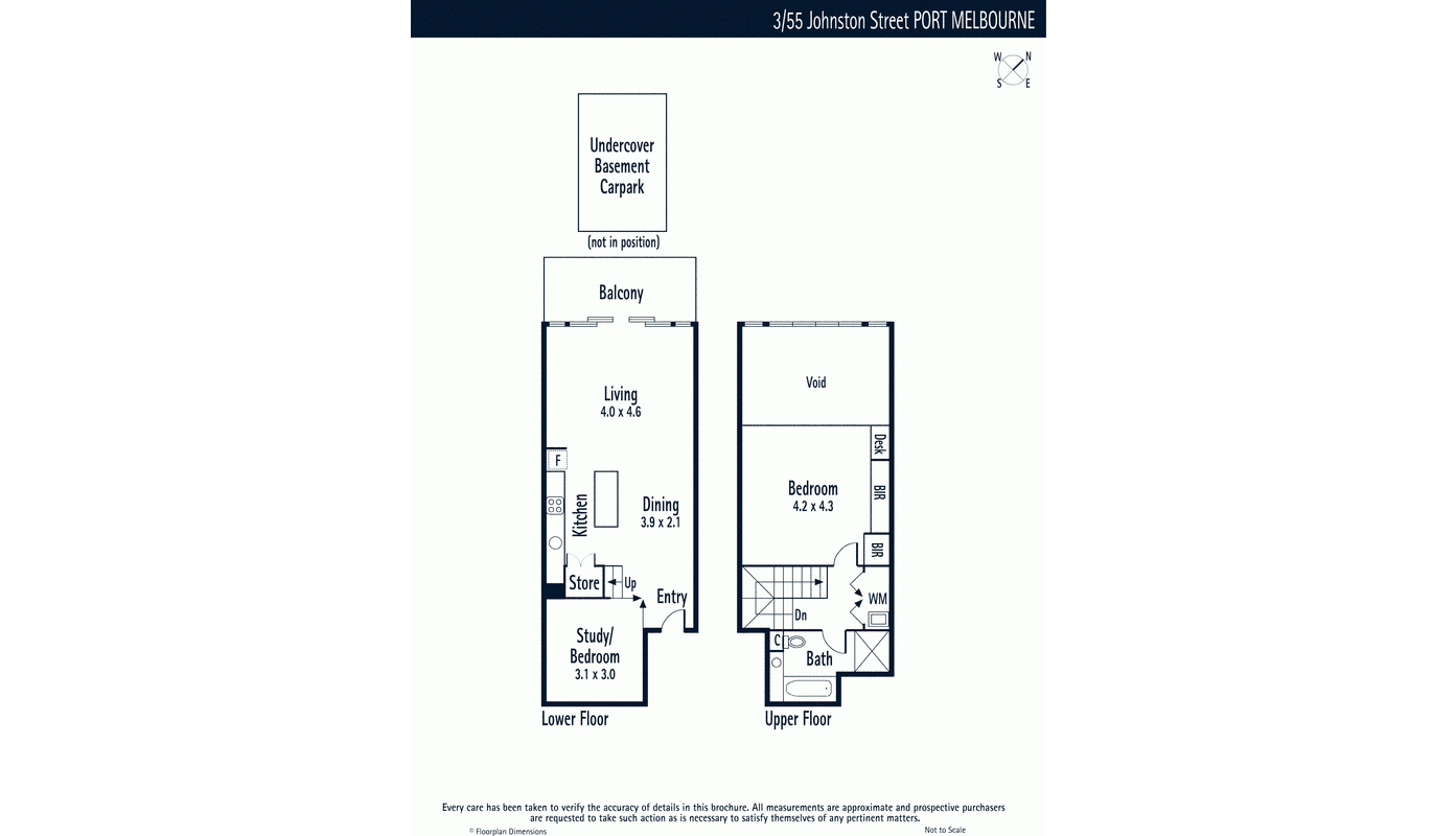 3/55 Johnston Street, Port Melbourne VIC 3207 - Floorplan