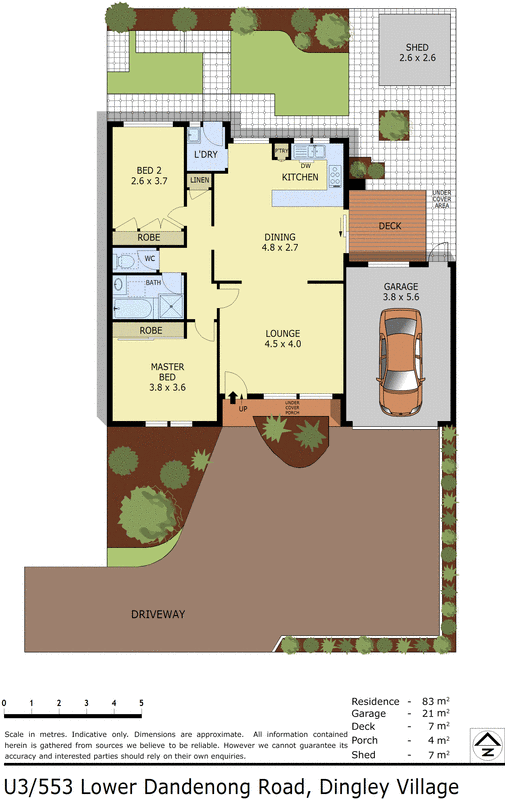3/553 Lower Dandenong Road, Dingley Village VIC 3172 - Floorplan