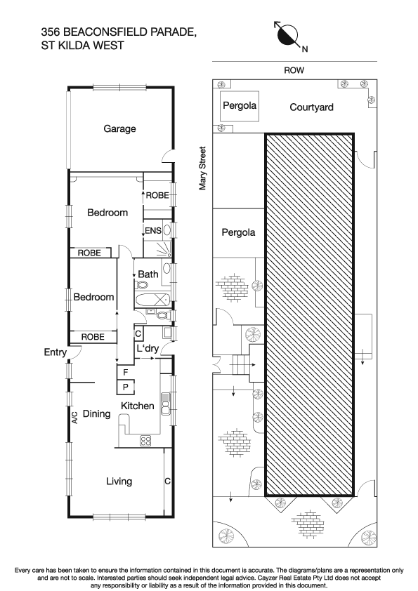 356 Beaconsfield Parade, ST KILDA WEST VIC 3182 - Floorplan