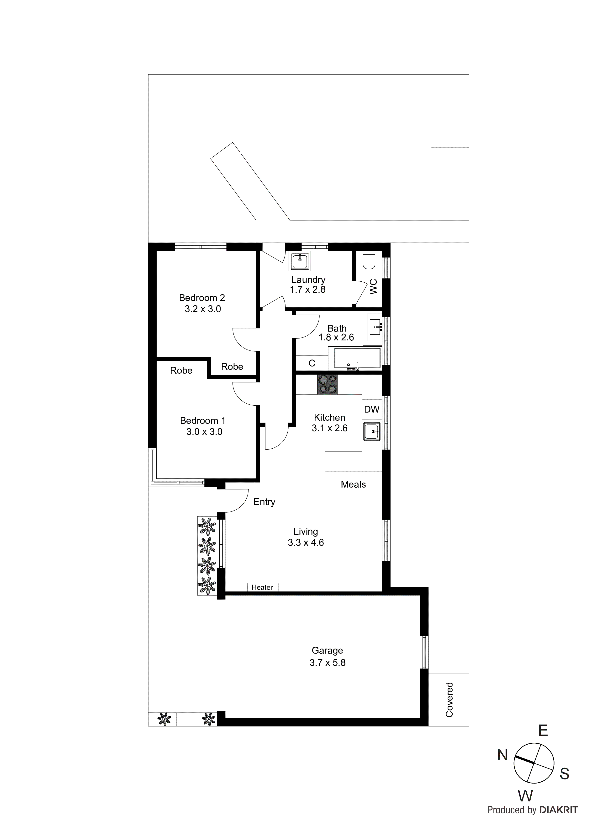 3/56 Catherine Avenue, Chelsea VIC 3196 - Floorplan