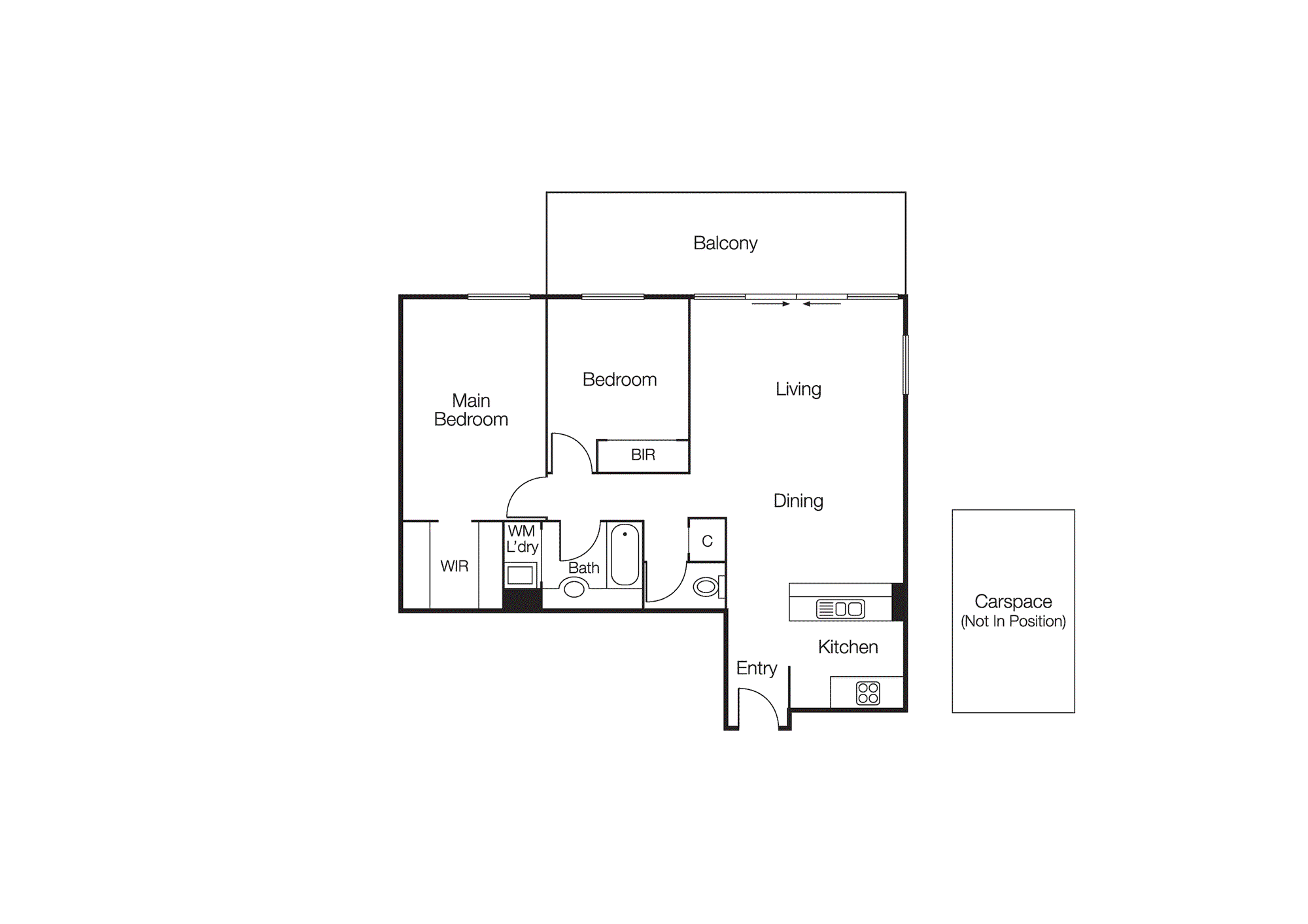 35/632 St Kilda Road, Melbourne VIC 3004 - Floorplan