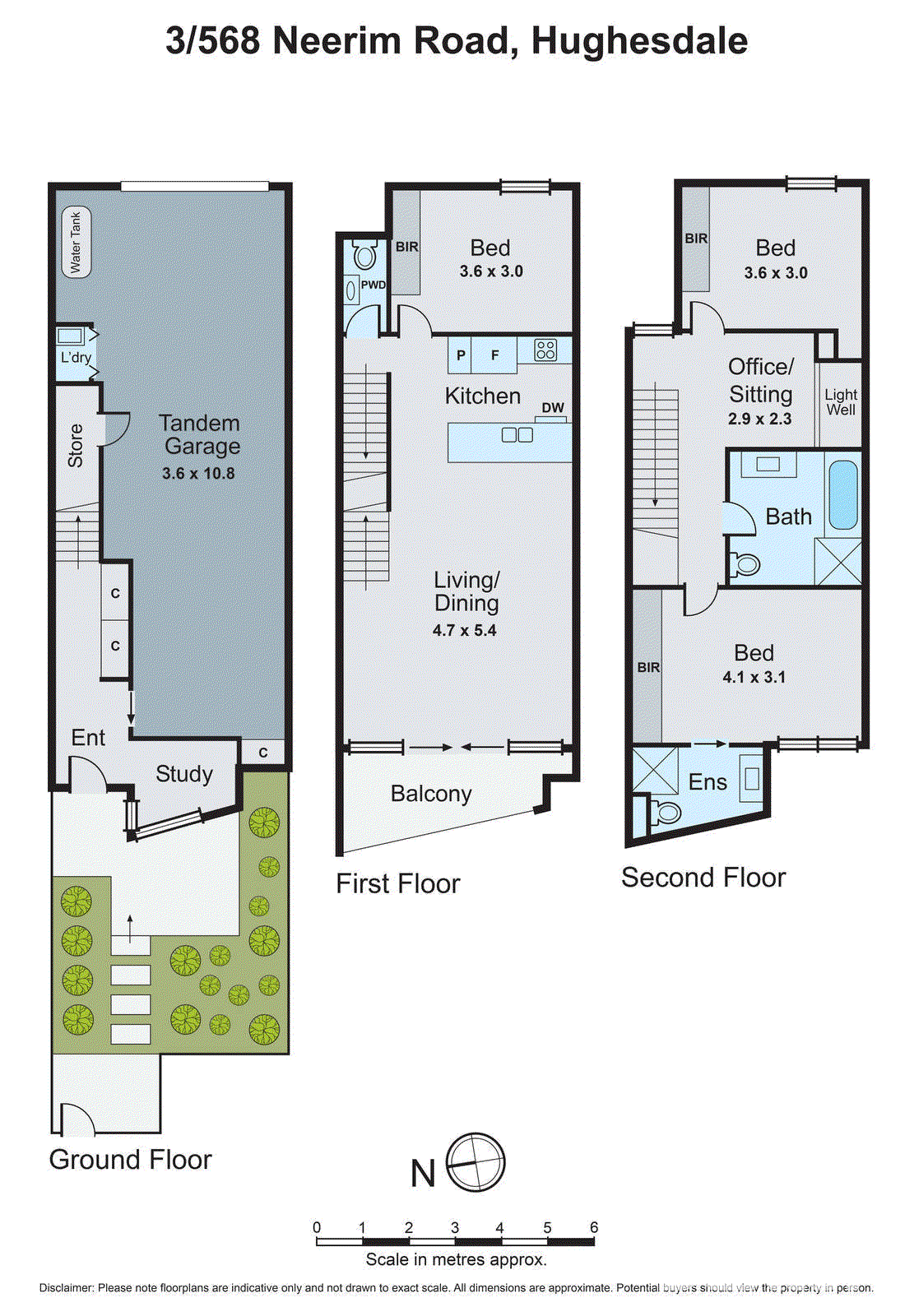 3/568 Neerim Road, Hughesdale VIC 3166 - Floorplan
