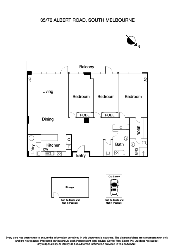 35/70 Albert Road, SOUTH MELBOURNE VIC 3205 - Floorplan