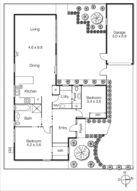 3/58 Grange Road, Sandringham VIC 3191 - Floorplan