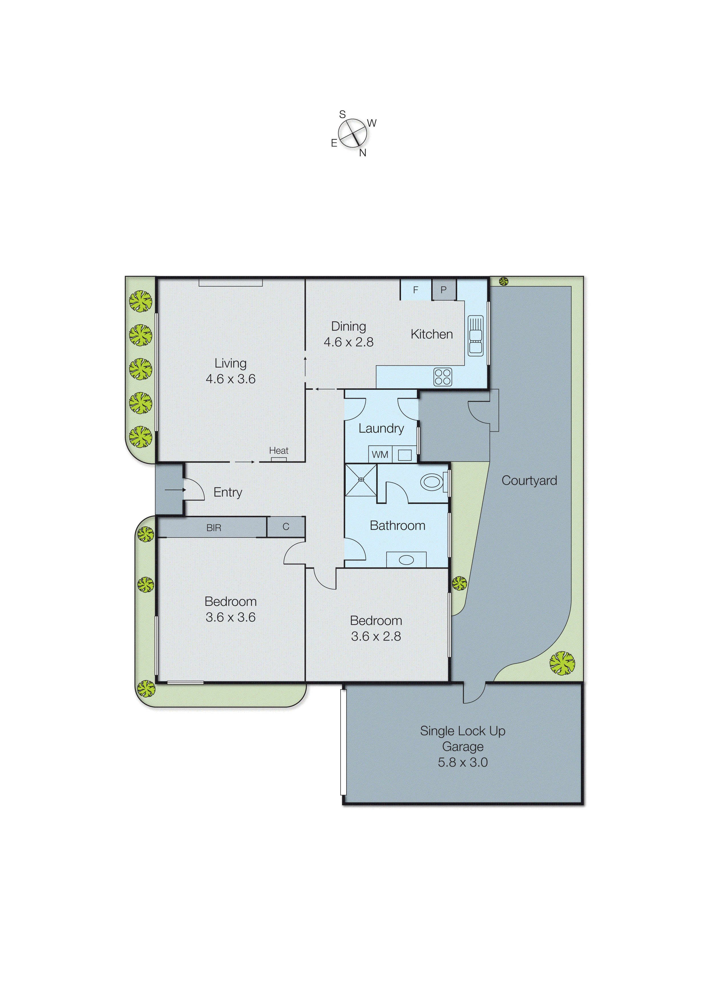 3/58 Naples Road, Mentone VIC 3194 - Floorplan