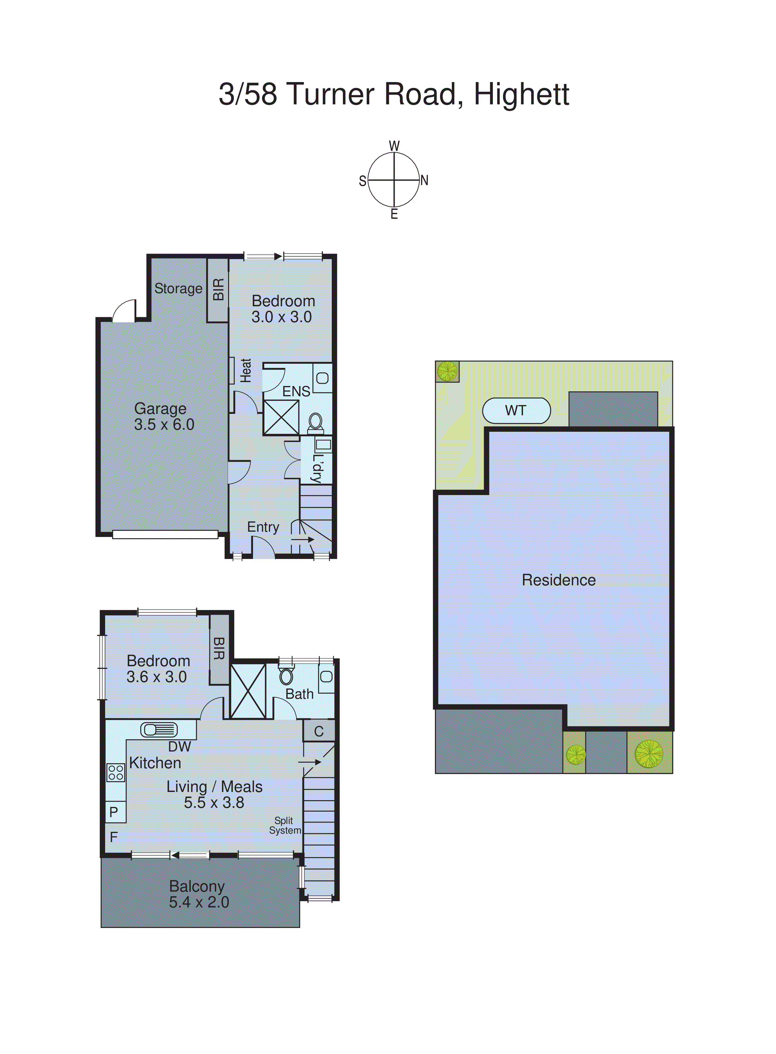 3/58 Turner Road, Highett VIC 3190 - Floorplan