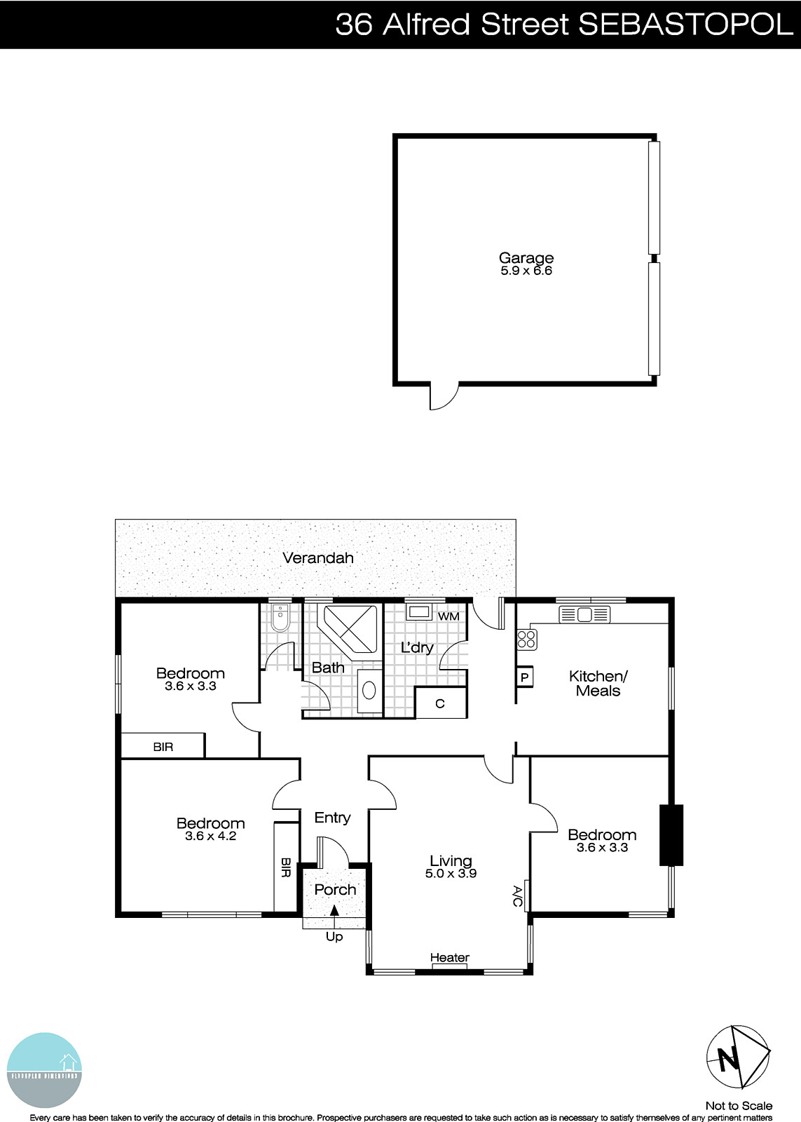 36 Alfred Street, Sebastopol VIC 3356 - Floorplan