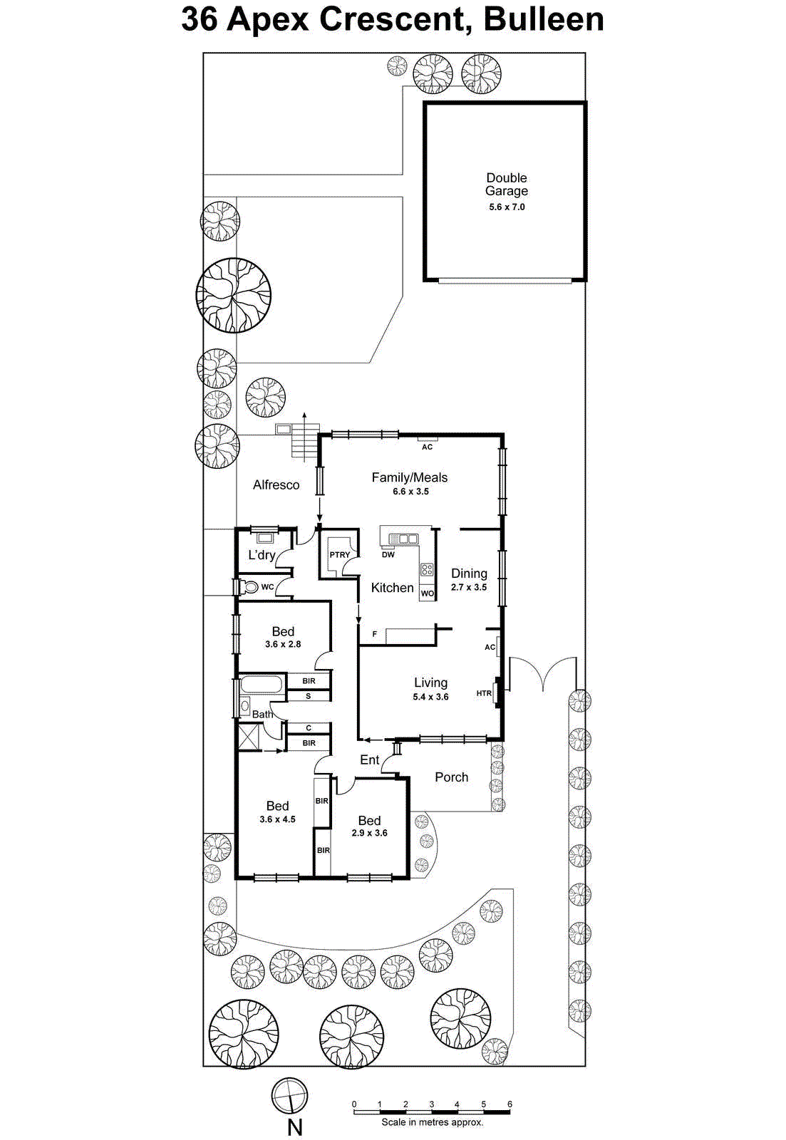 36 Apex Crescent, Bulleen VIC 3105 - Floorplan