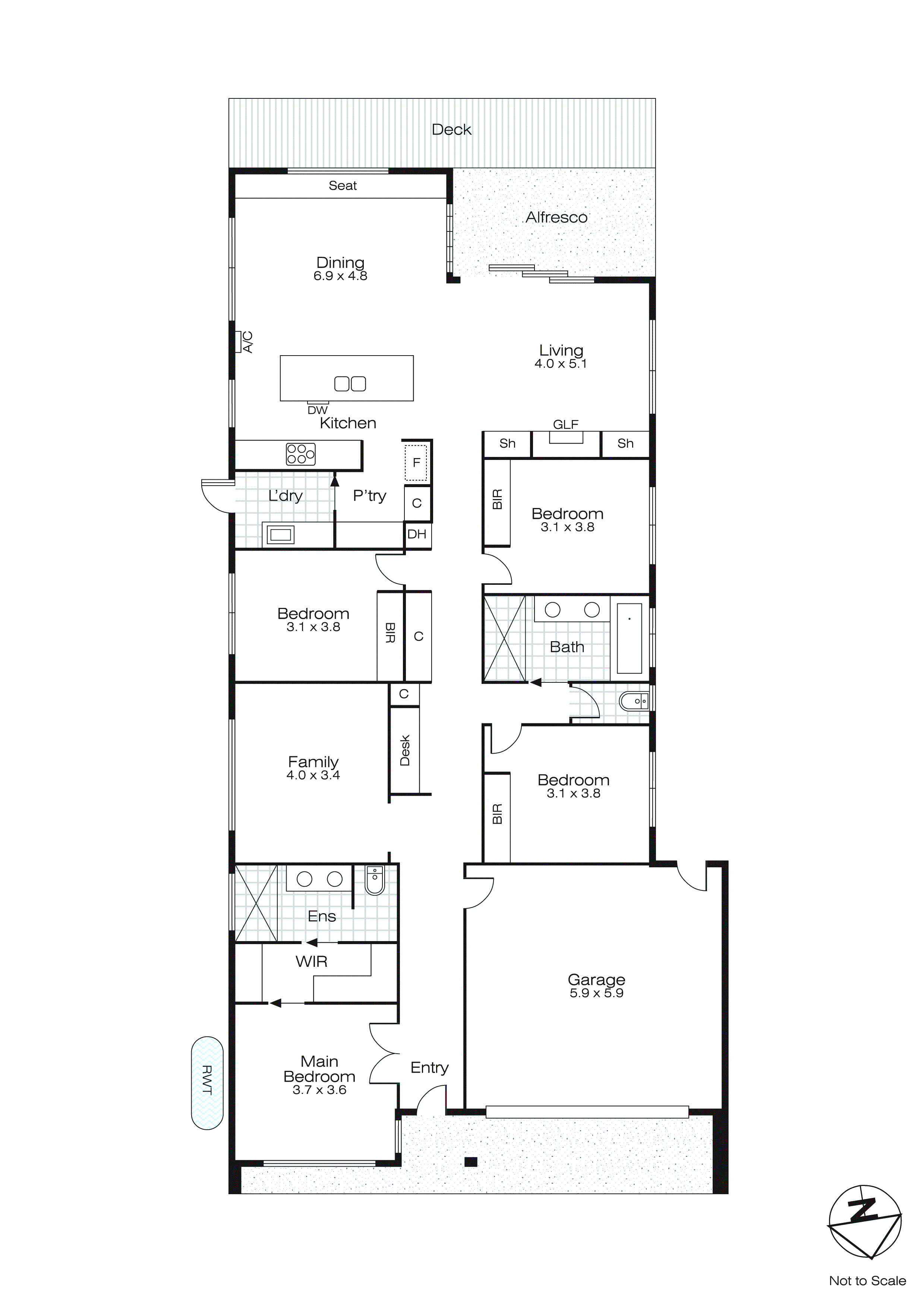 36 Aquiver Terrace, Miners Rest VIC 3352 - Floorplan