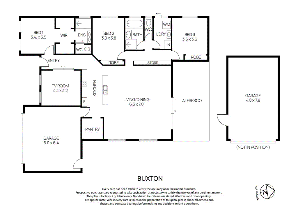 36 Ascot Gardens Drive, Delacombe VIC 3356 - Floorplan