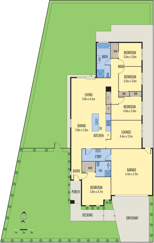 36 Barleycorn Bend, Armstrong Creek VIC 3217 - Floorplan