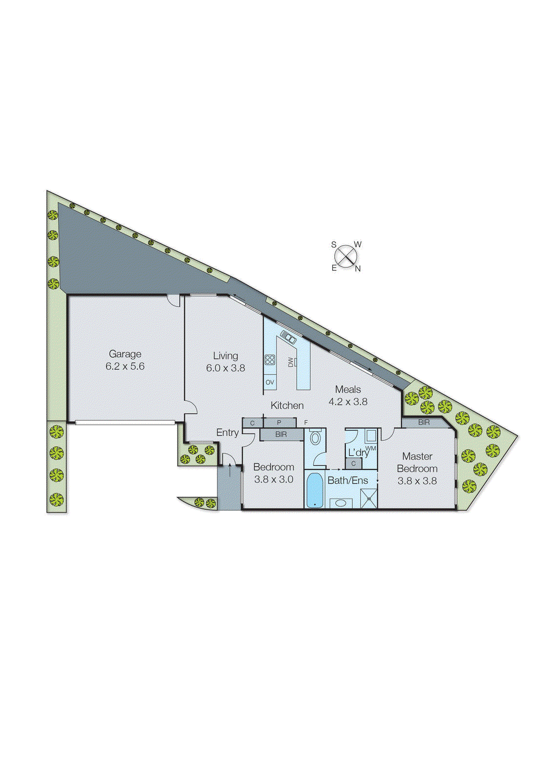 3/6 Belle Crescent, Mordialloc VIC 3195 - Floorplan