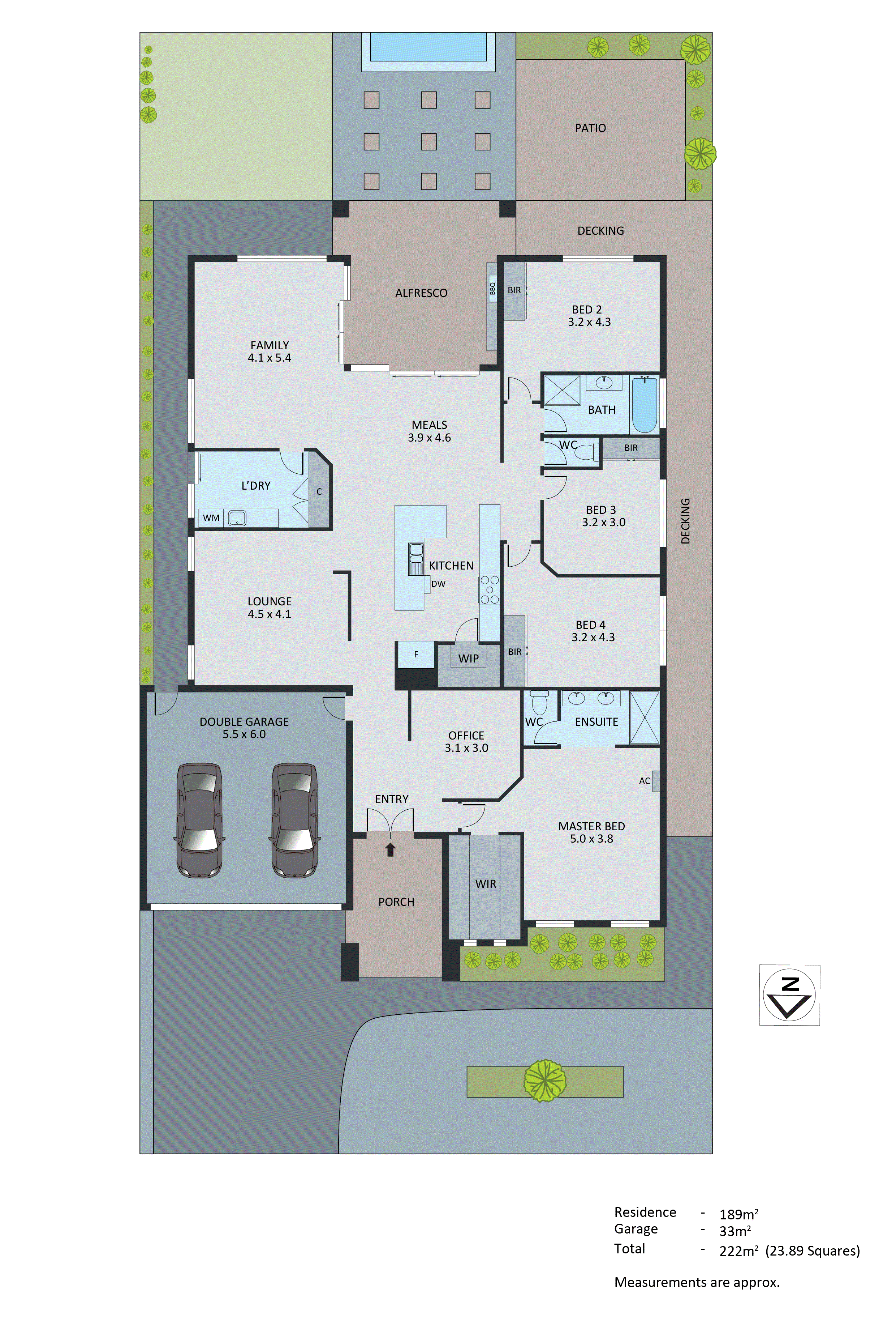 36 Clarendon Drive, Keysborough VIC 3173 - Floorplan
