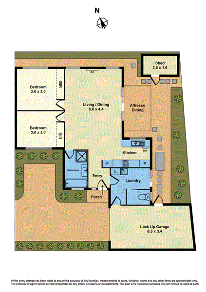 3/6 Collins Avenue, Altona North VIC 3025 - Floorplan