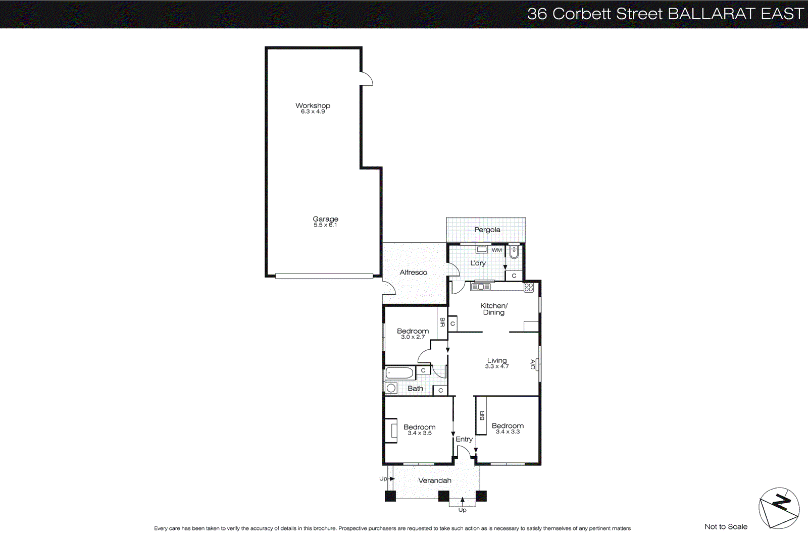36 Corbett Street, Ballarat East VIC 3350 - Floorplan