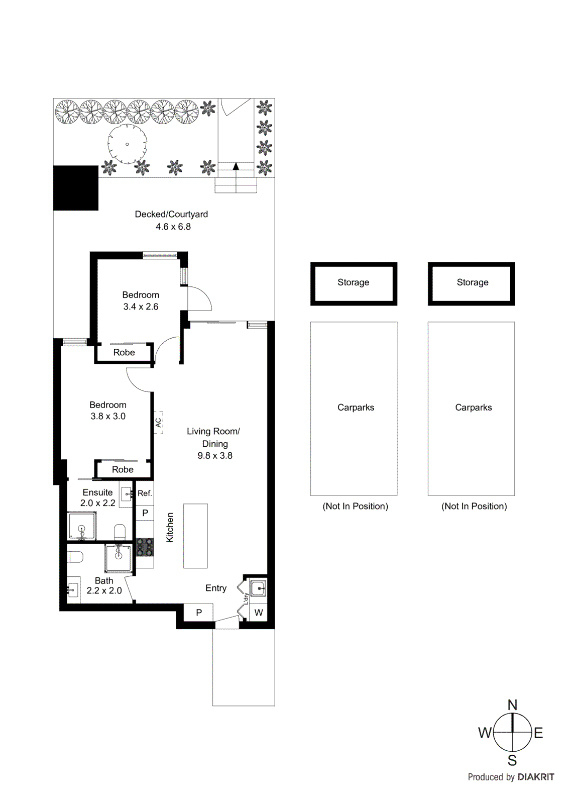 3/6 Dart Street, Highett VIC 3190 - Floorplan