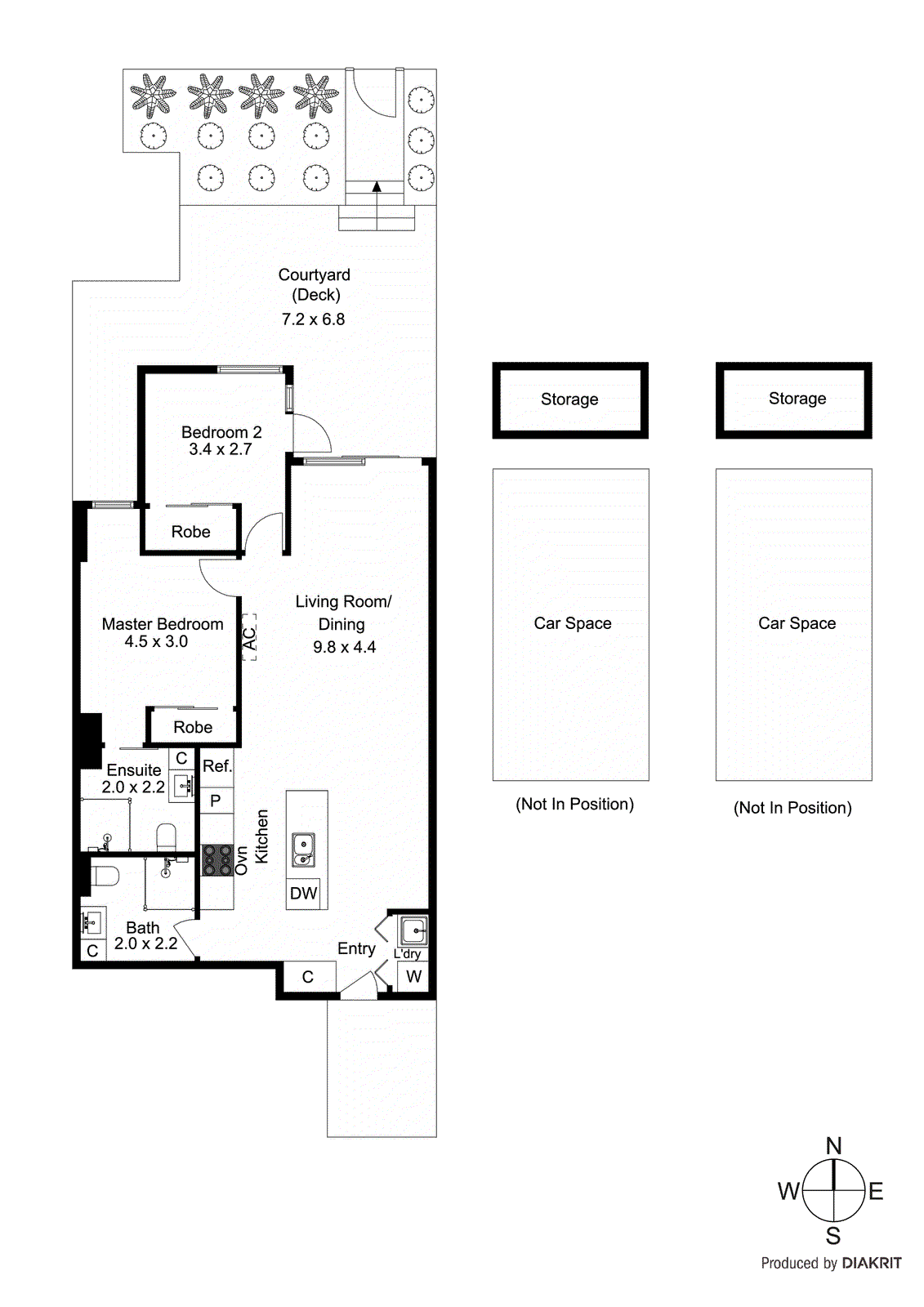 3/6 Dart Street, Highett VIC 3190 - Floorplan