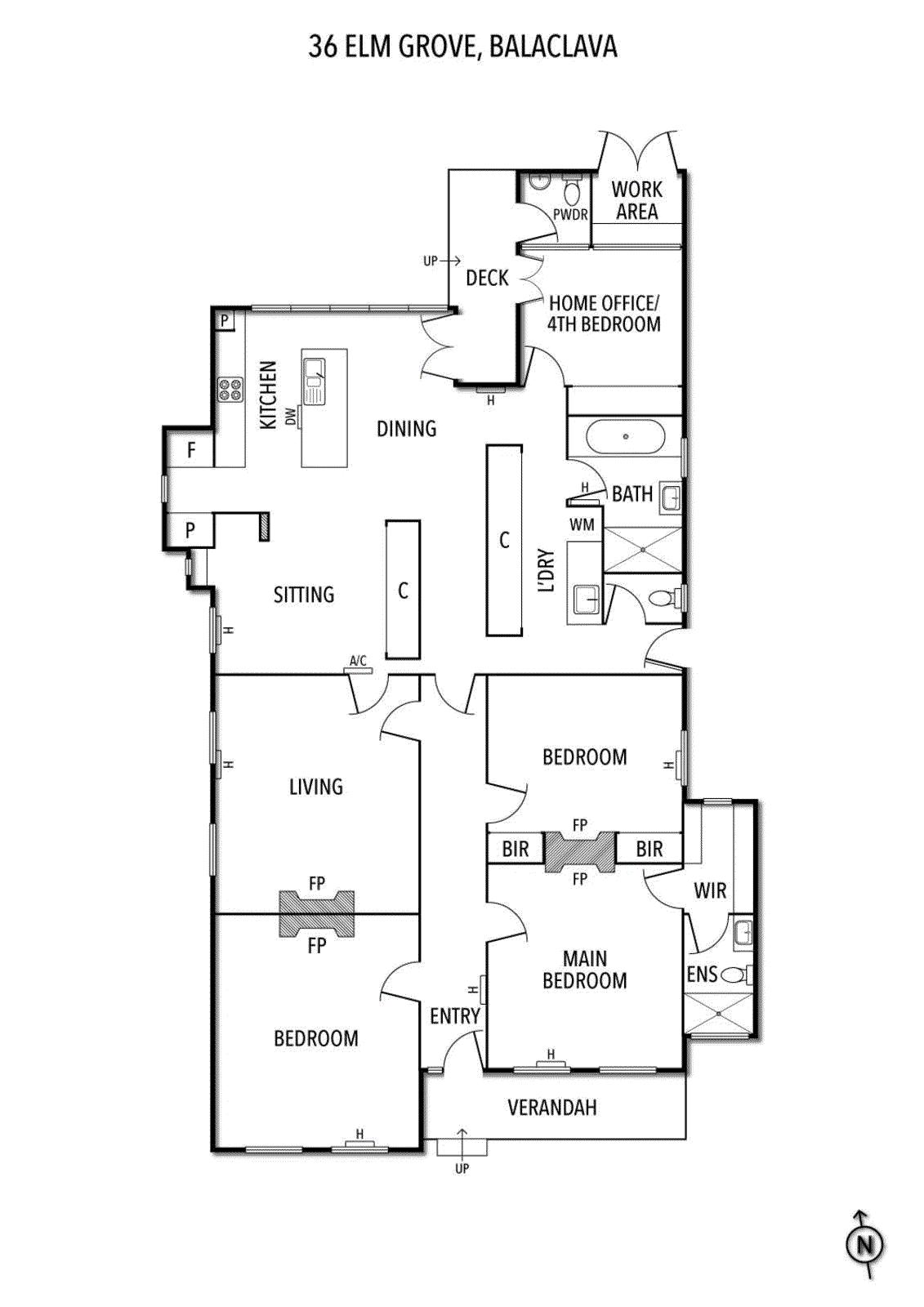36 Elm Grove, Balaclava VIC 3183 - Floorplan