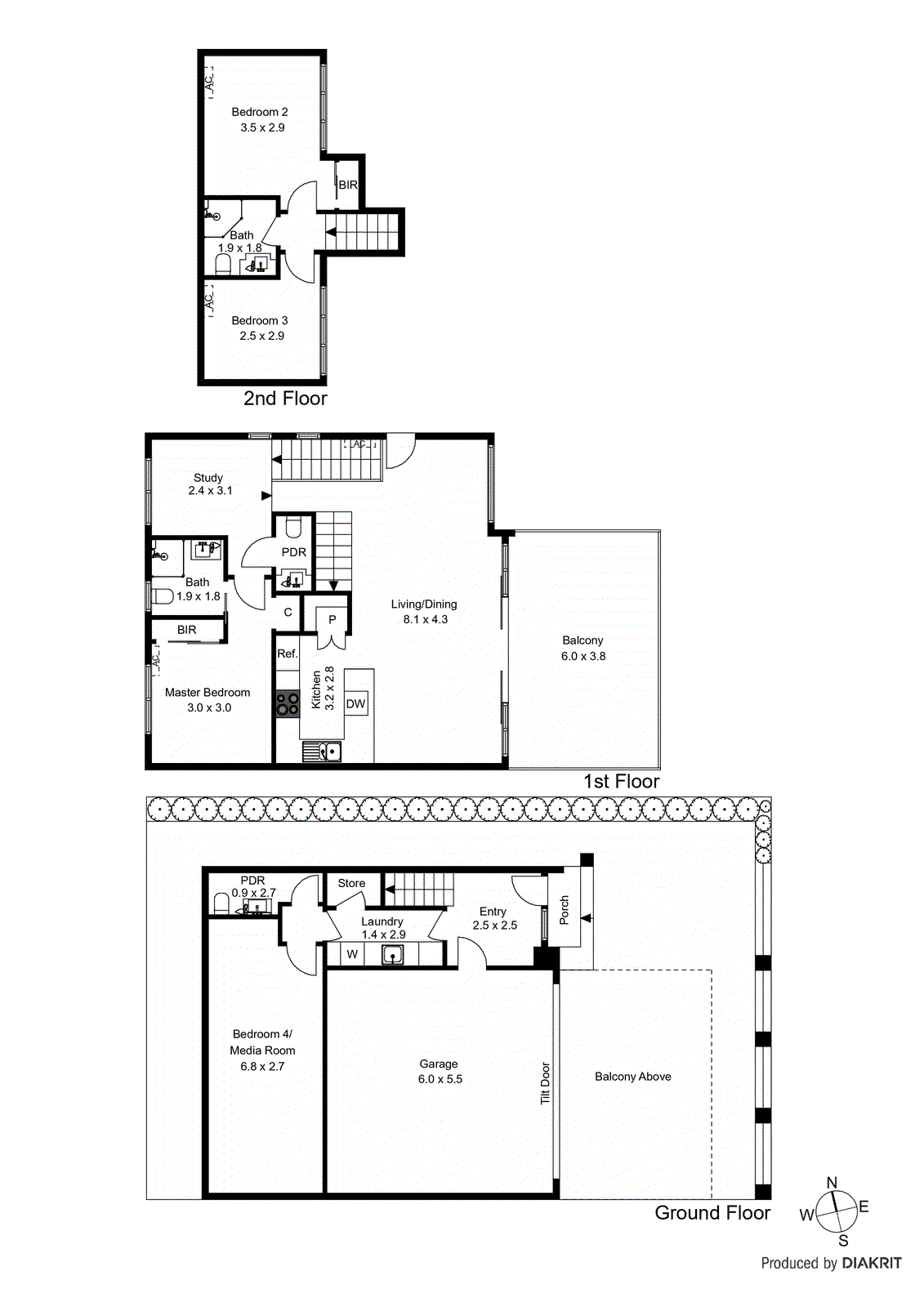 3/6 Fletcher Parade, Burwood VIC 3125 - Floorplan