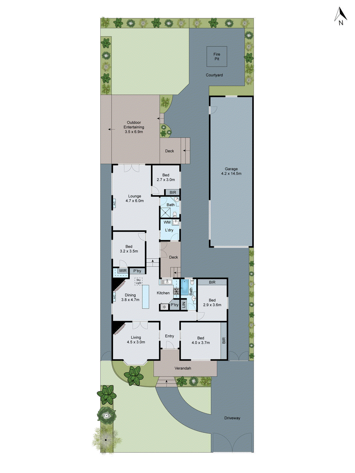 36 Girton Crescent, Manifold Heights VIC 3218 - Floorplan