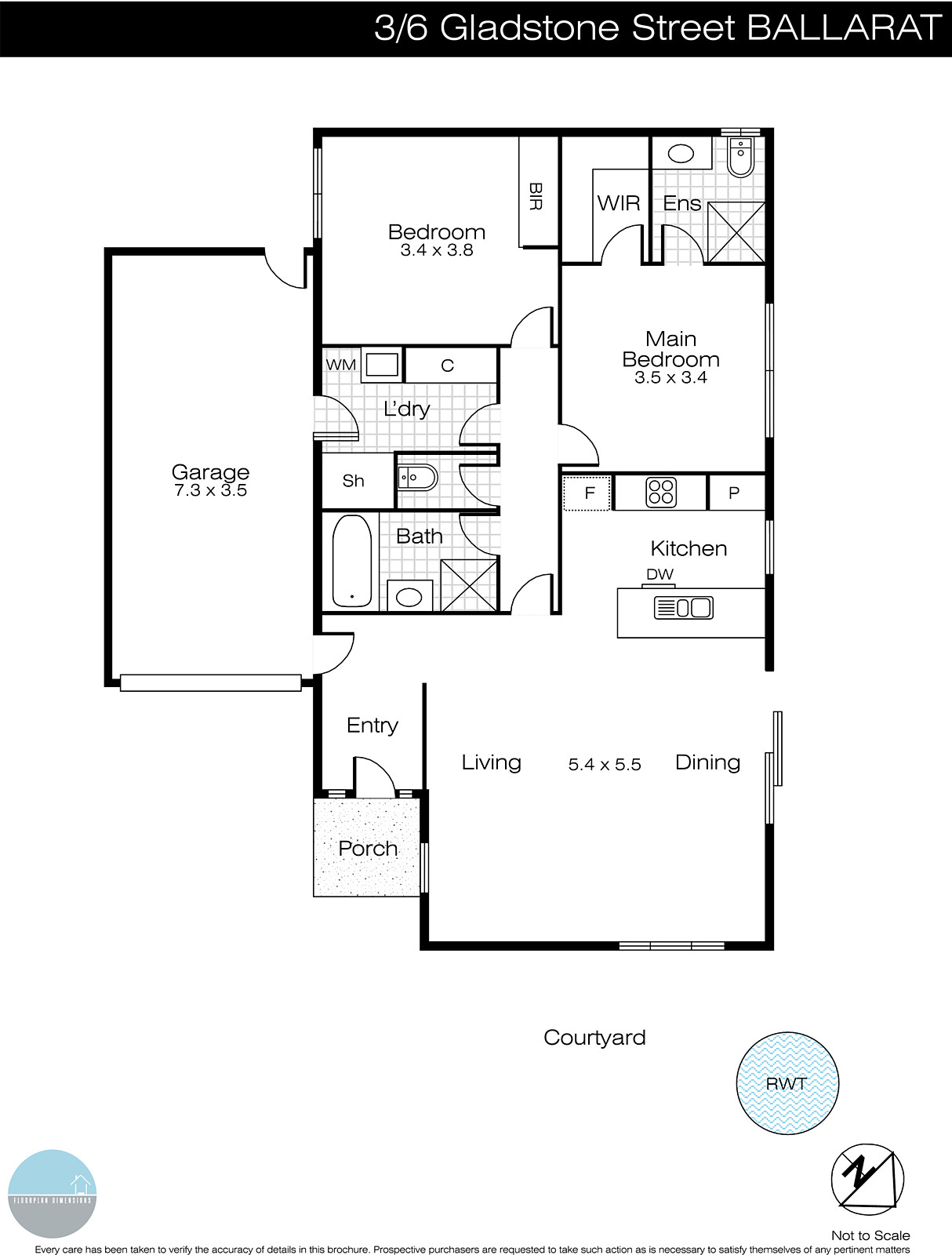 3/6 Gladstone Street, Mount Pleasant VIC 3350 - Floorplan