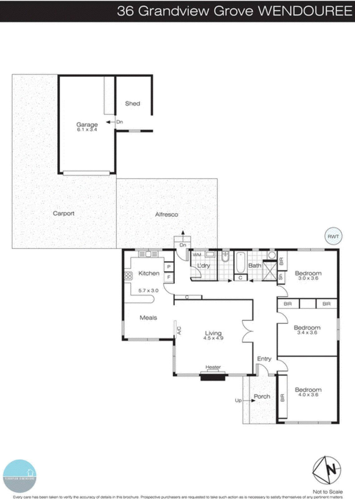36 Grandview Grove, Wendouree VIC 3355 - Floorplan