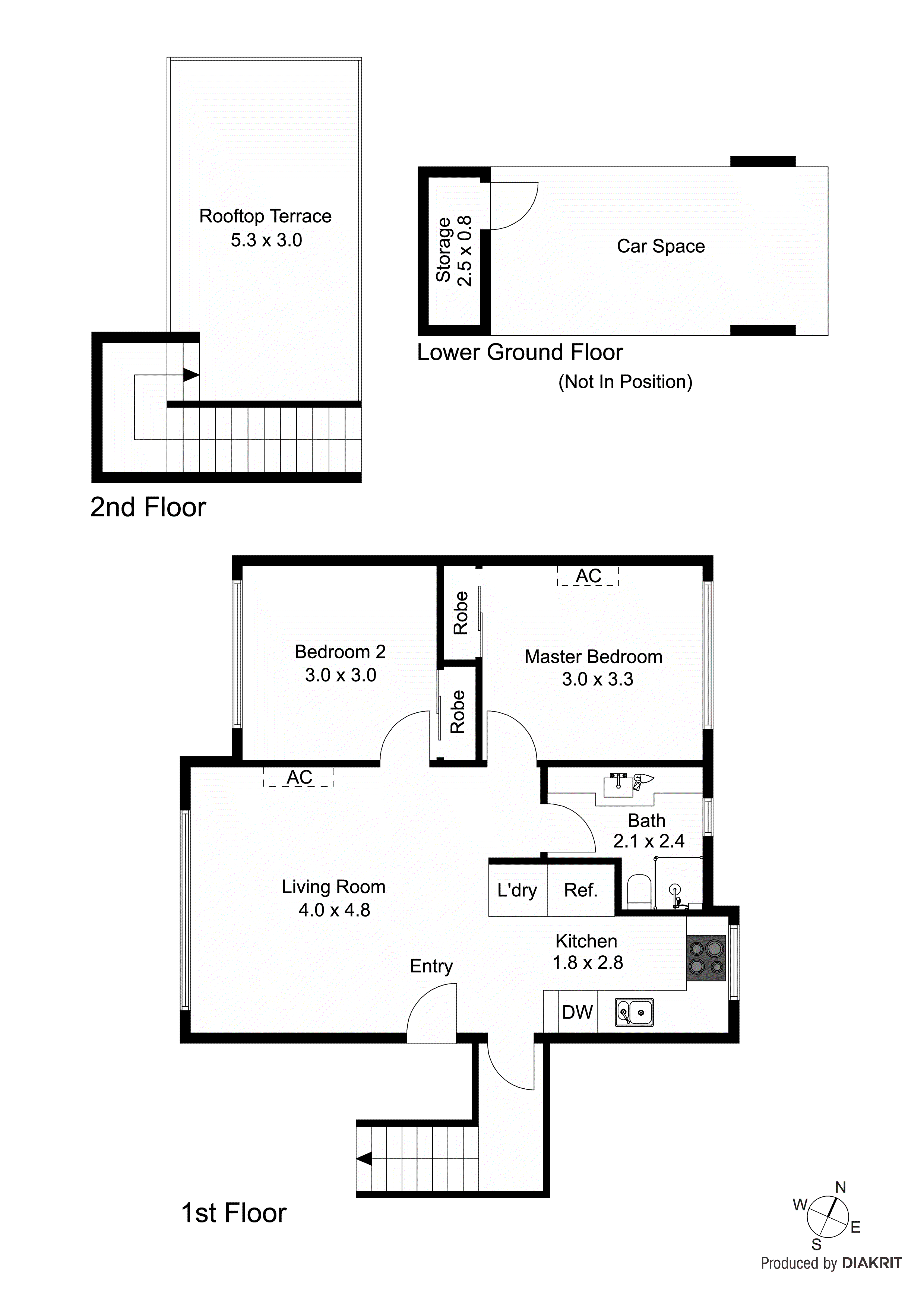 3/6 Harding Avenue, Bonbeach VIC 3196 - Floorplan