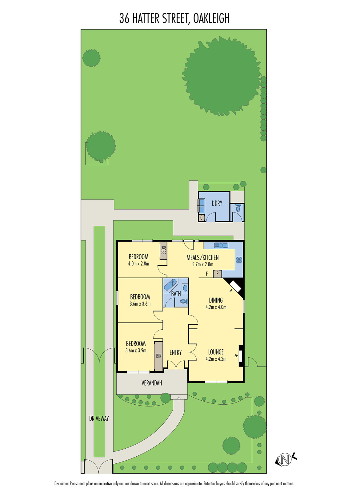 36 Hatter Street, Oakleigh VIC 3166 - Floorplan