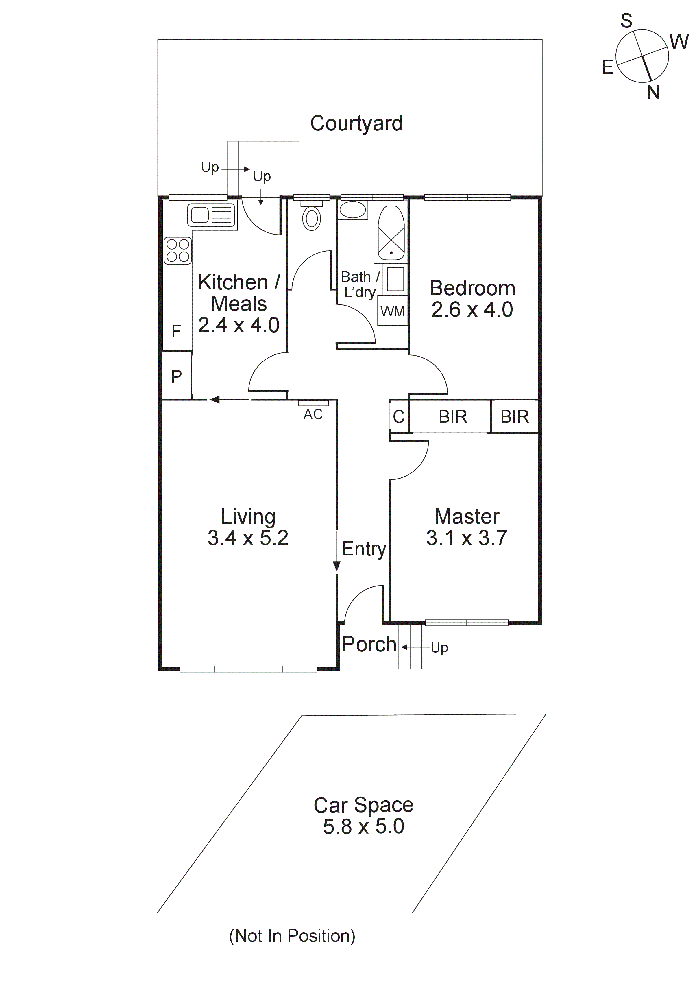 3/6 Haynes Street, Highett VIC 3190 - Floorplan