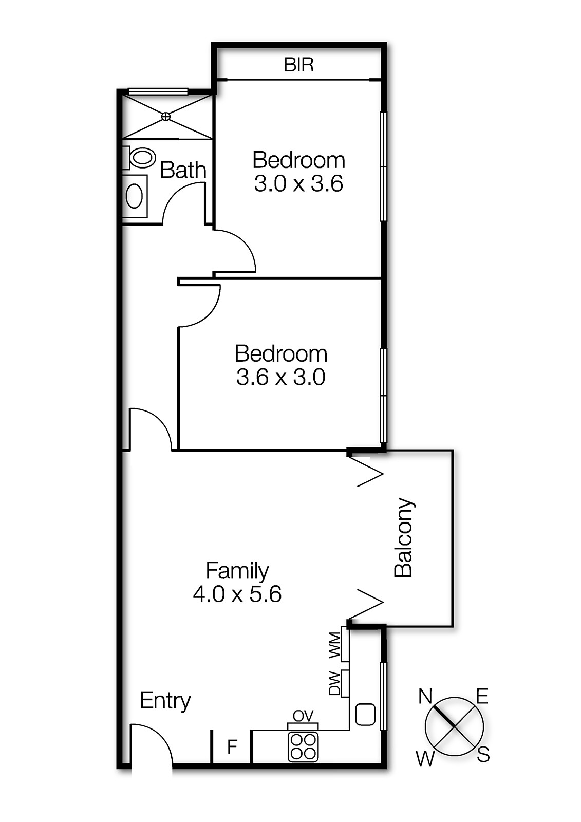 3/6 Inverleith Court, St Kilda VIC 3182 - Floorplan