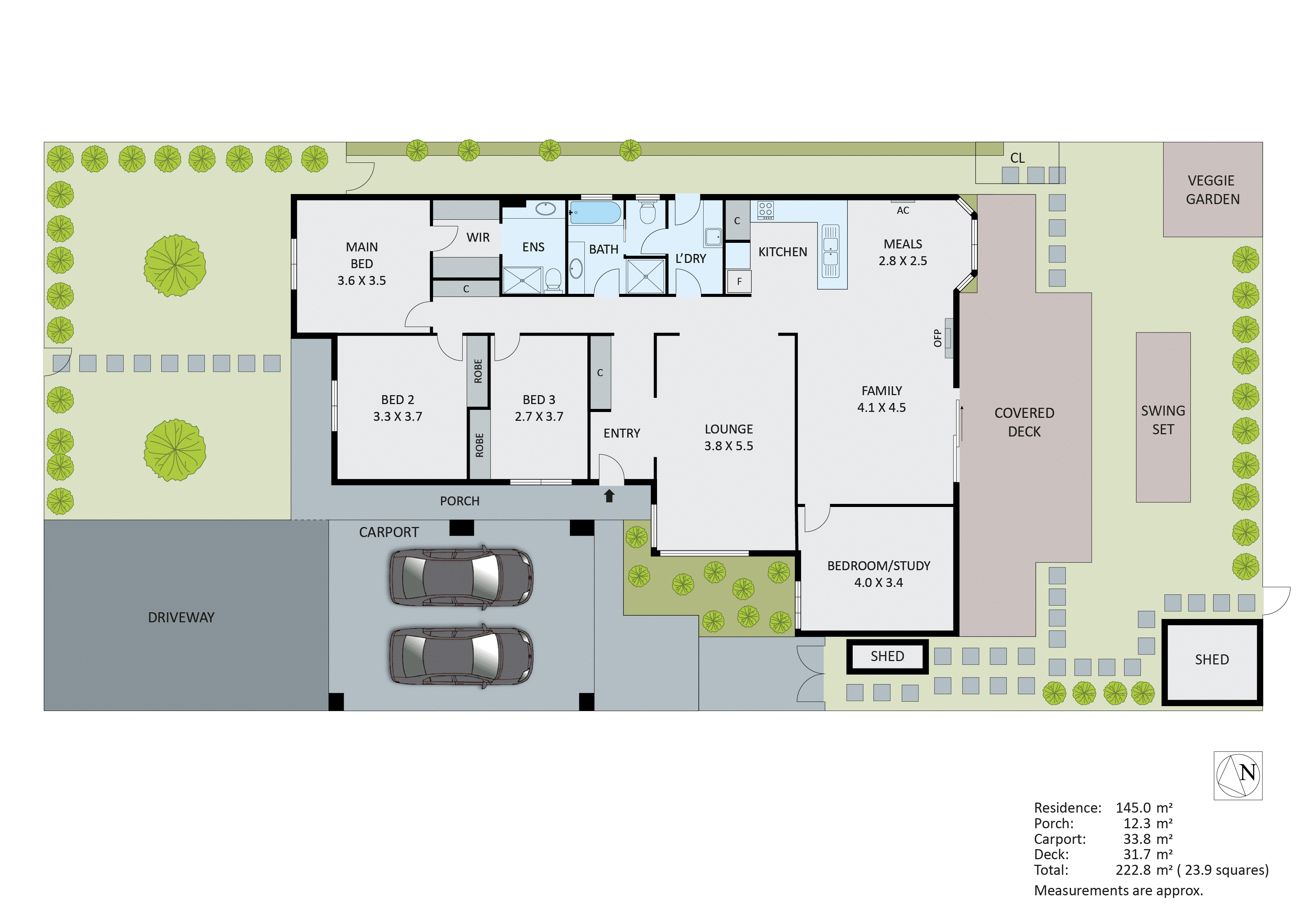 36 Kearney Drive, Aspendale Gardens VIC 3195 - Floorplan