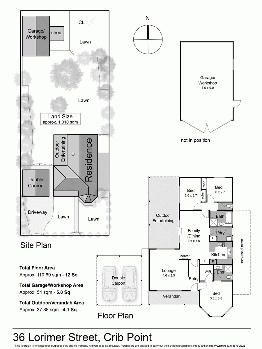 36 Lorimer Street, CRIB POINT VIC 3919 - Floorplan