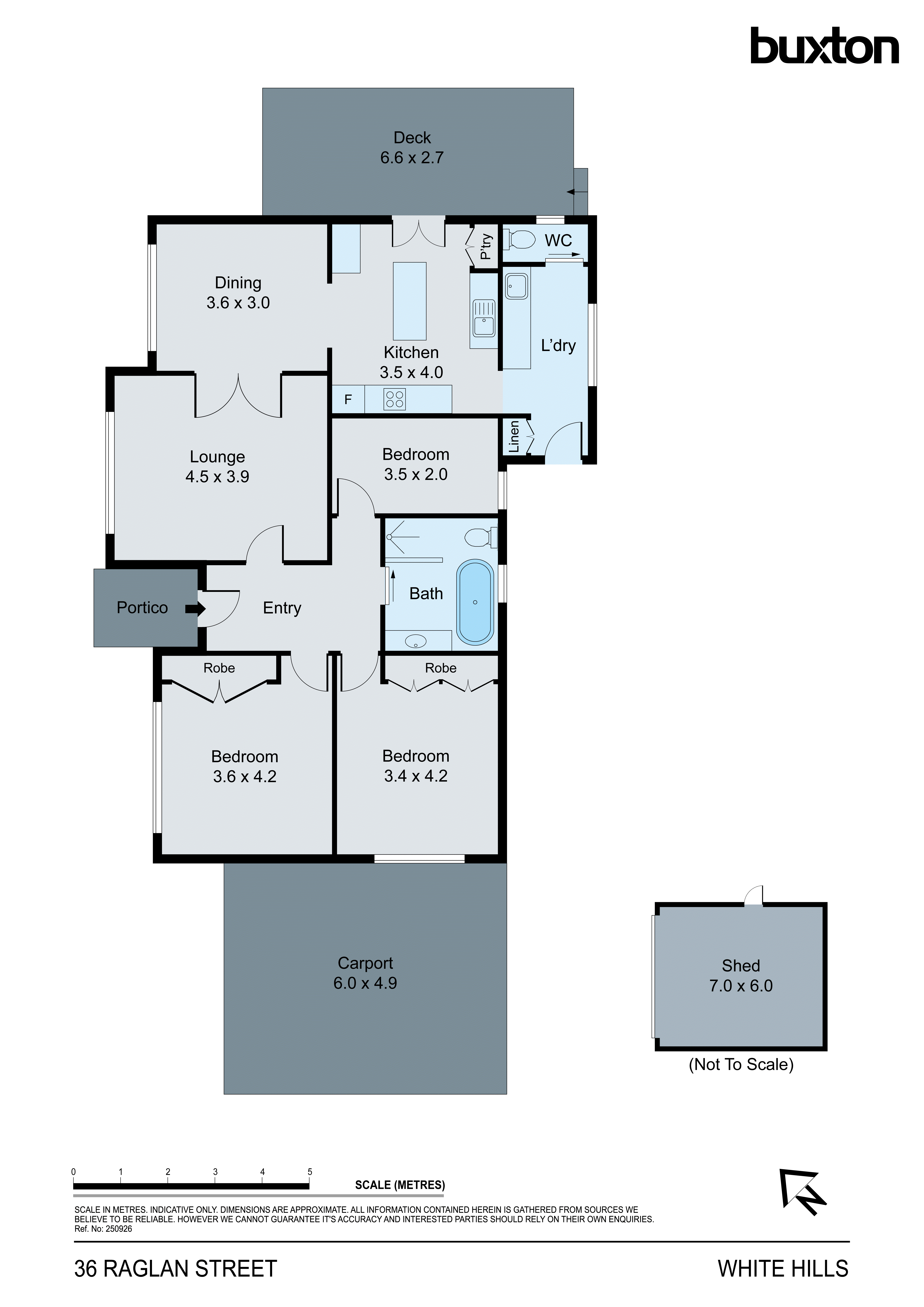 36 Raglan Street, White Hills VIC 3550 - Floorplan