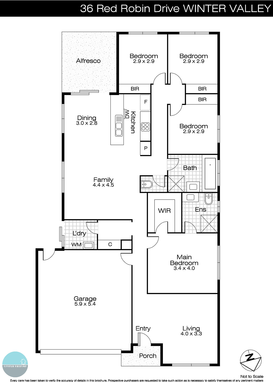 36 Red Robin Drive, Winter Valley VIC 3358 - Floorplan