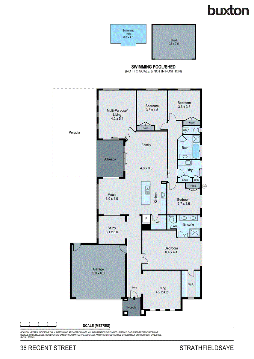 36 Regent Street, Strathfieldsaye VIC 3551 - Floorplan