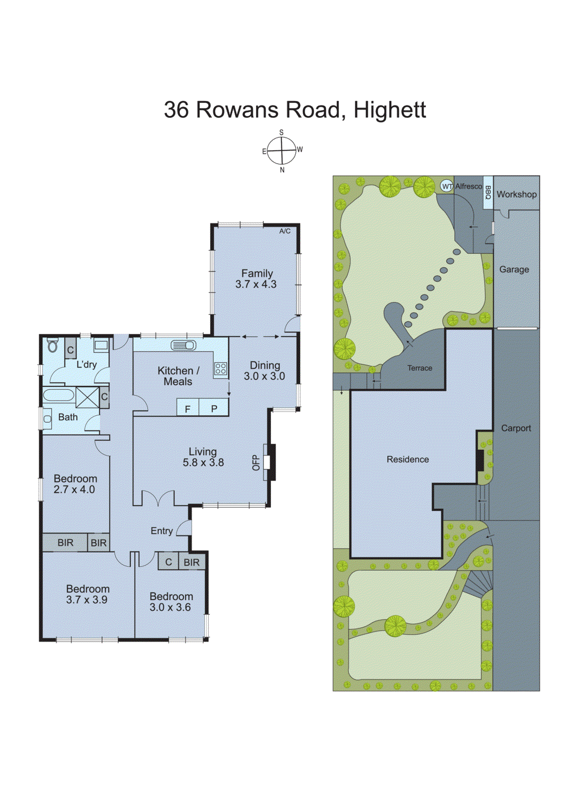 36 Rowans Road, Highett VIC 3190 - Floorplan