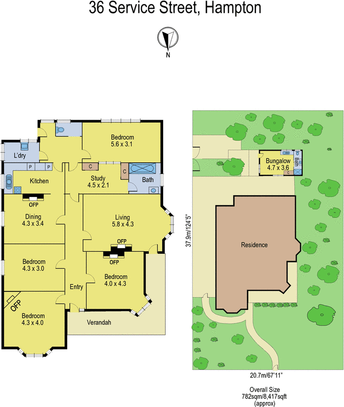 36 Service Street, Hampton VIC 3188 - Floorplan