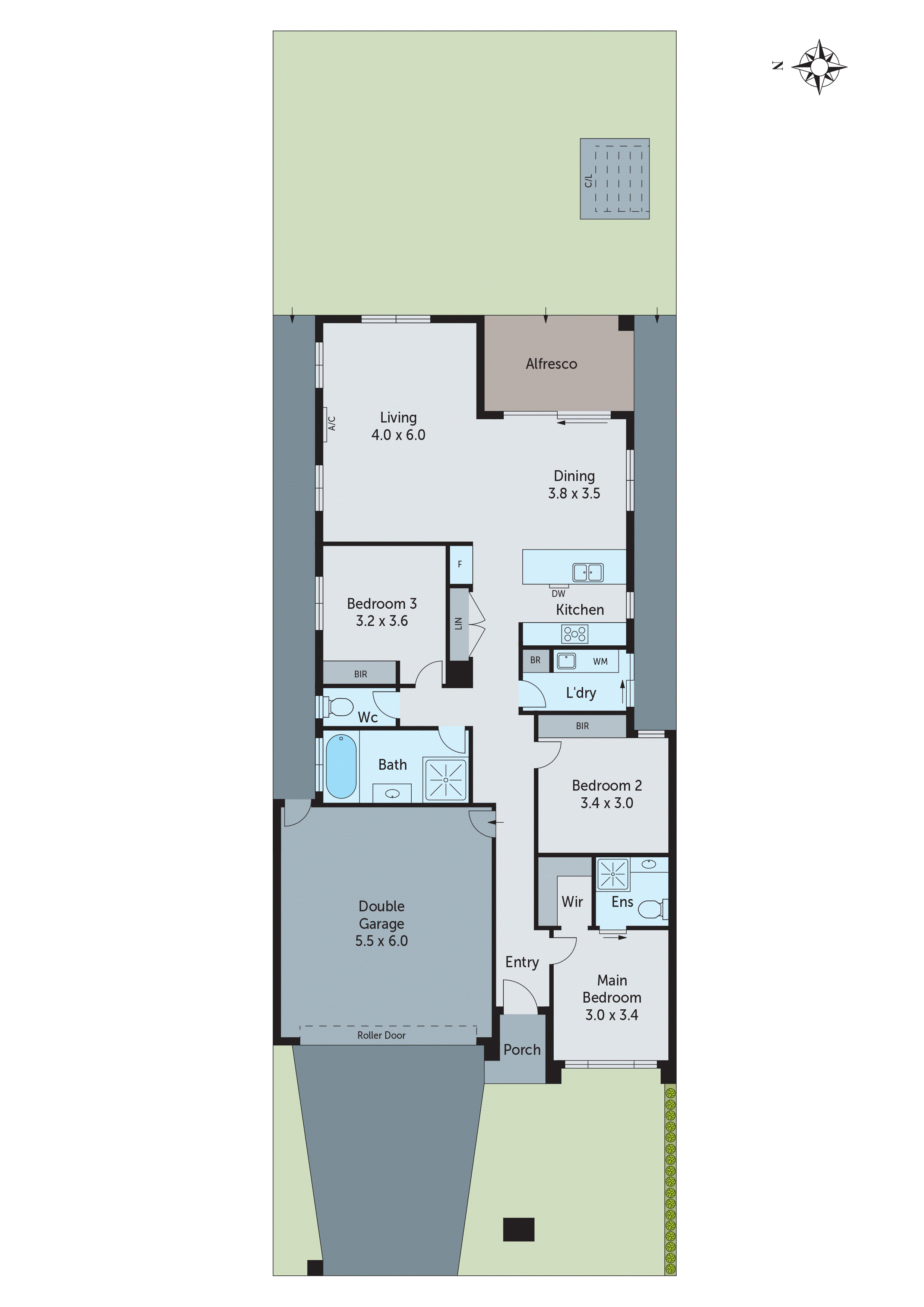 36 Sirrom Crescent, Armstrong Creek VIC 3217 - Floorplan