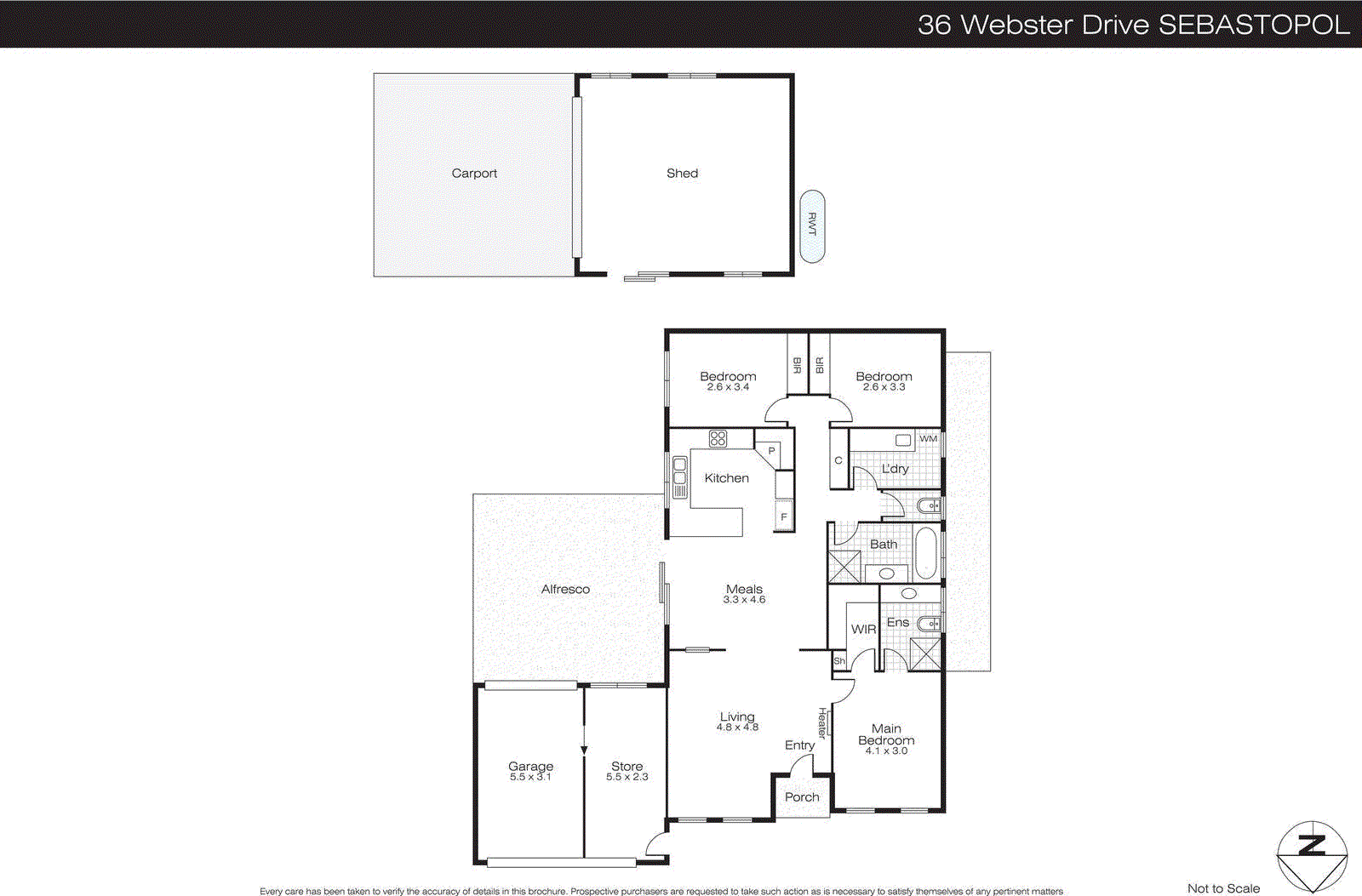 36 Webster Drive, Sebastopol VIC 3356 - Floorplan