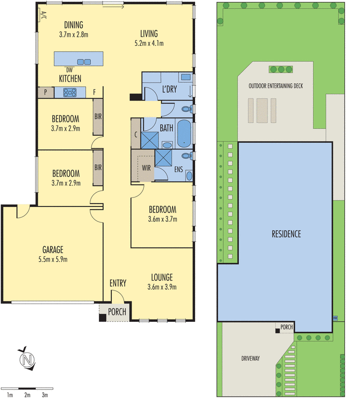 36 Werner Avenue, Marshall VIC 3216 - Floorplan