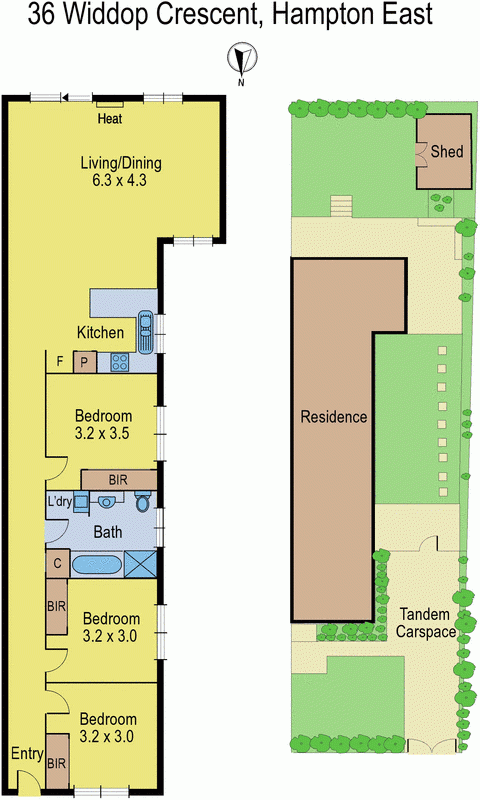 36 Widdop Crescent, HAMPTON EAST VIC 3188 - Floorplan