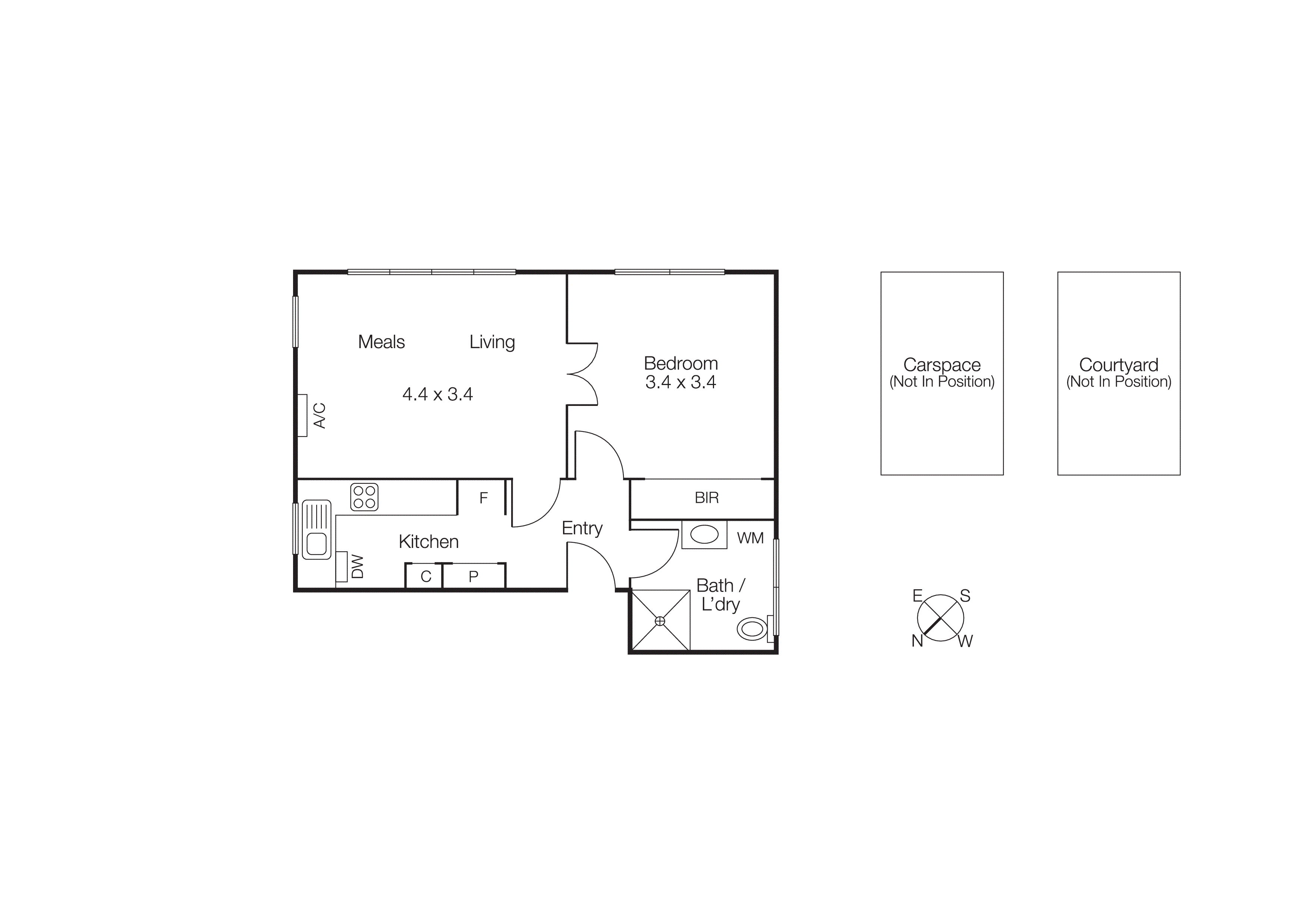 3/60 Clyde Street, St Kilda VIC 3182 - Floorplan