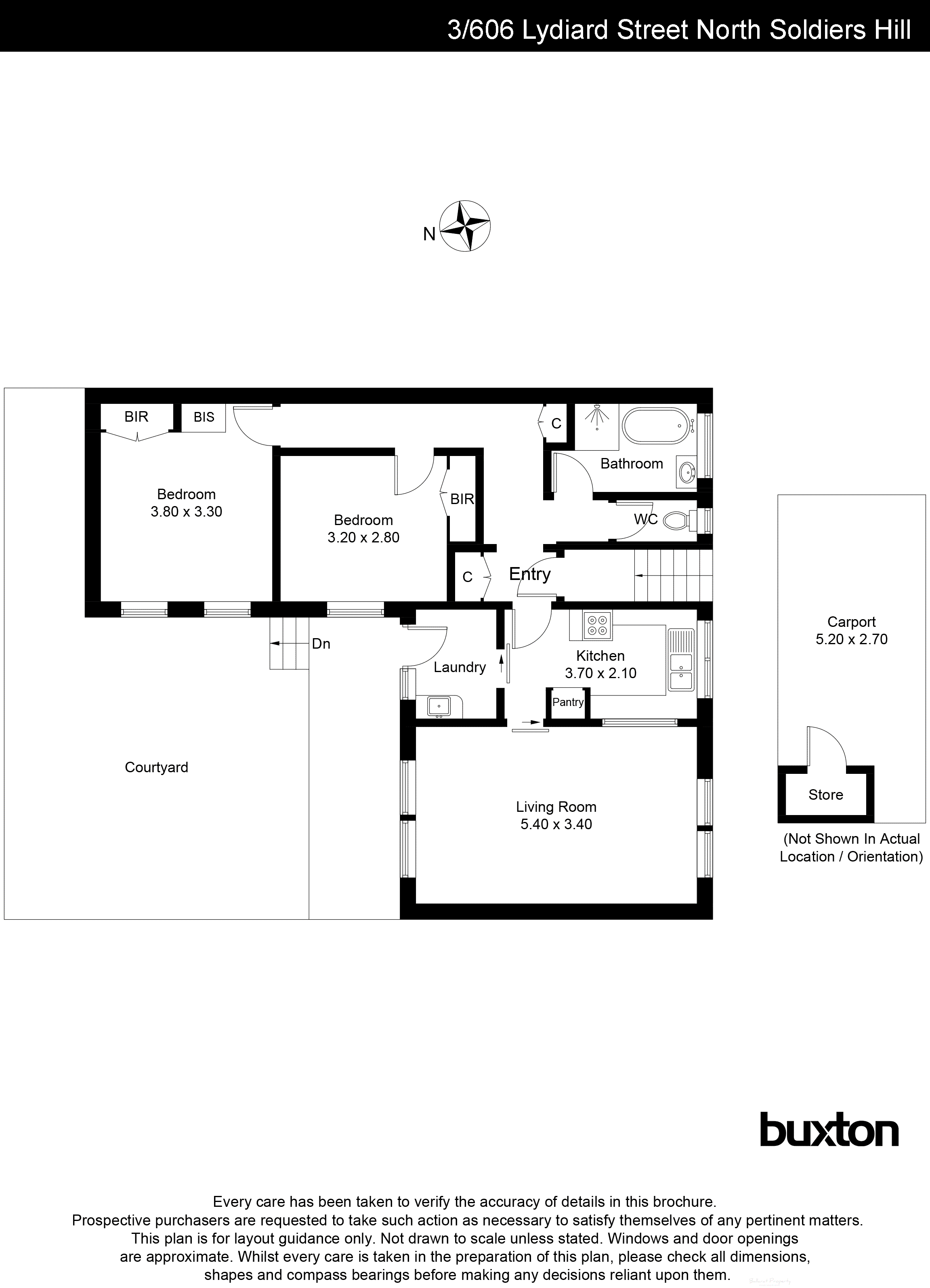 3/606 Lydiard Street North, Ballarat Central VIC 3350 - Floorplan